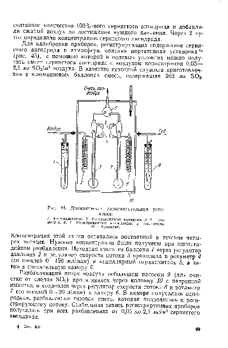 Динамическая газосмесительная установка