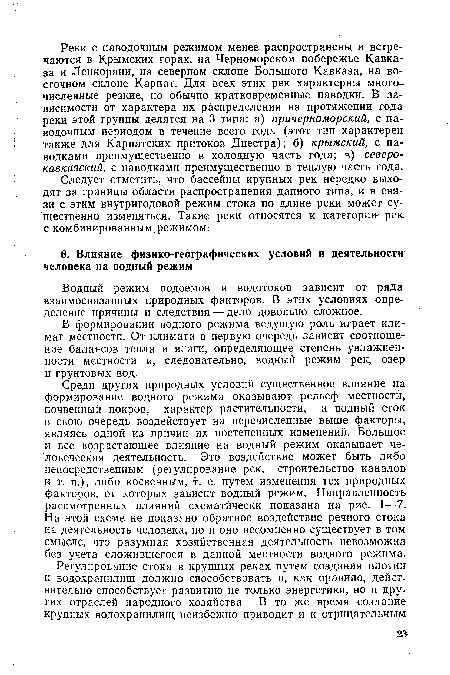 Водный режим водоемов и водотоков зависит от ряда взаимосвязанных природных факторов. В этих условиях определение причины и следствия — дело довольно сложное.