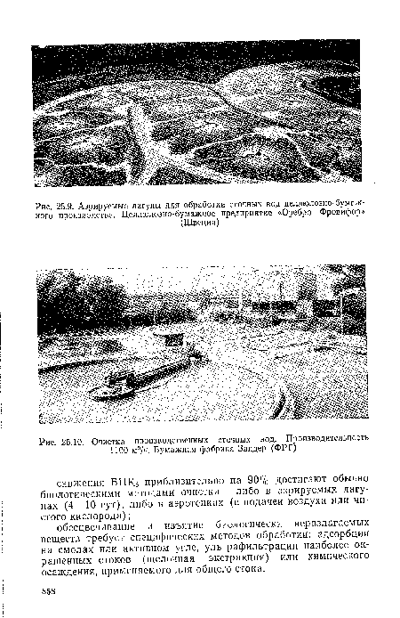 Очистка производственных сточных вод. Производительность 1100 м3/ч. Бумажная фабрика Зандер (ФРГ)