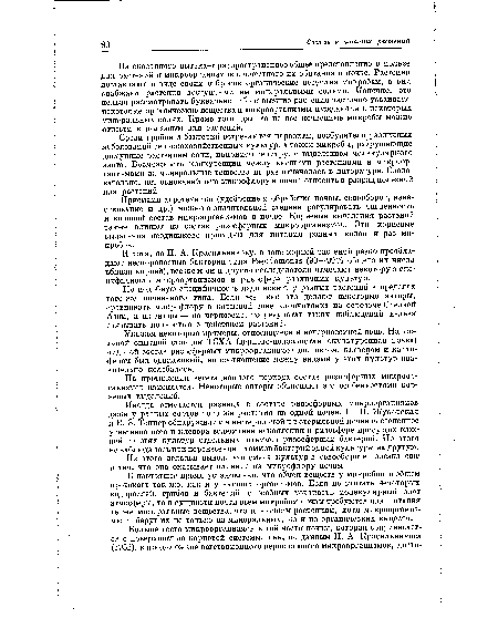 Приемами агротехники (удобрение и обработка почвы, севооборот, известкование и др.) можно в значительной степени регулировать численность и видовой состав микроорганизмов в почве. Корневые выделения растений также влияют на состав ризосферных микроорганизмов. Эти корневые выделения неодинаково пригодны для питания разных видов и рас микробов.