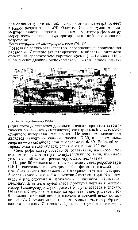 Спектрофотометр СФ-26