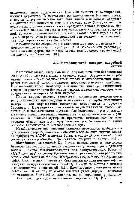 Катаболические превращения являются источником необходимой для клетки энергии, которая накапливается за счет синтеза адено-зинтрифосфата (АТФ) и других богатых энергией соединений. АТФ является универсальным переносчиком энергии в клетке [14].