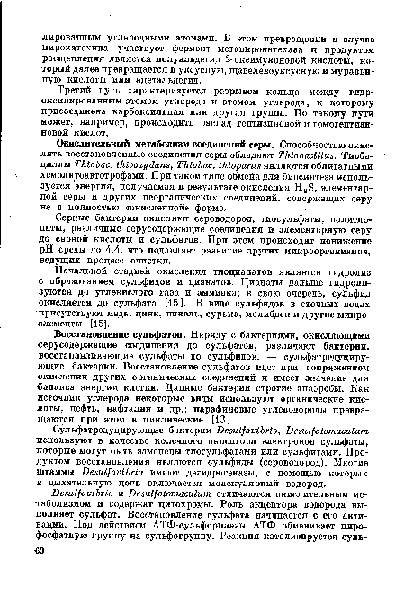 Начальной стадией окисления тиоцианатов является гидролиз с образованием сульфидов и цианатов. Цианаты дальше гидролизуются до углекислого газа и аммиака; в свою очередь, сульфид окисляется до сульфата [15 ]. В виде сульфидов в сточных водах присутствуют медь, цинк, никель, сурьма, молибден и другие микроэлементы [15].