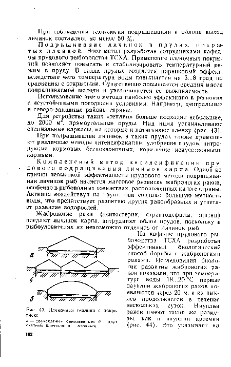 Пленочная теплица с покрытием