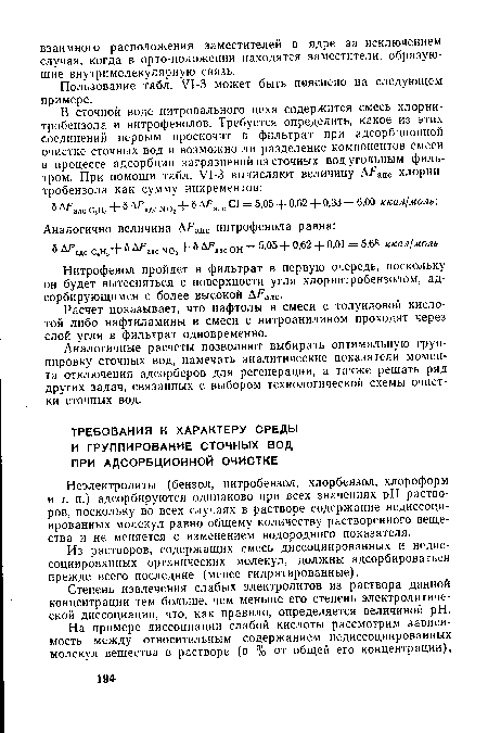 Из растворов, содержащих смесь диссоциированных и недис-социированных органических молекул, должны адсорбироваться прежде всего последние (менее гидратированные).