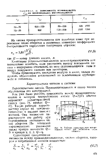 Кавитацию установленных насосов можно предотвратить или значительно ослабить, если уменьшить высоту всасывания насоса и непрерывно откачивать из него скапливающиеся газы и воздух вакуумным насосом или эжектором.