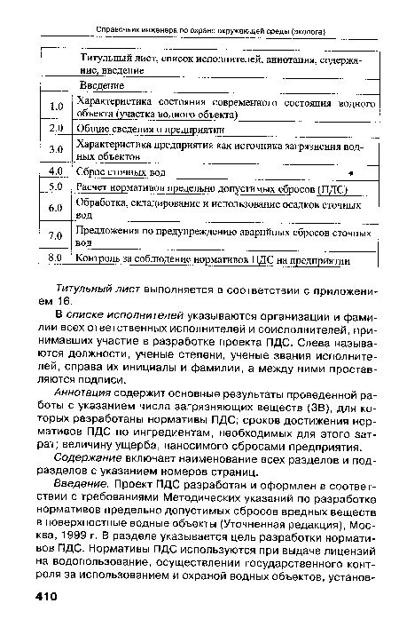 Титульный лист выполняется в соответствии с приложением 16.