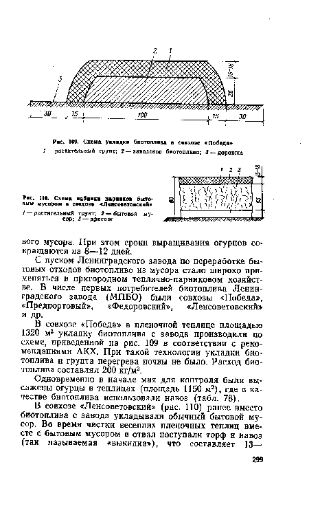 Одновременно в начале мая для контроля были высажены огурцы в теплицах (площадь 1150 м2), где в качестве биотоплива использовали навоз (табл. 78).