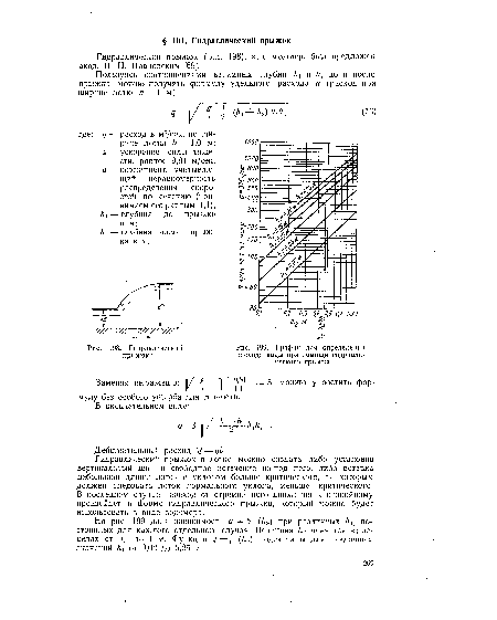Гидравлический прыжок (рис. 198), как водомер, был предложен акад. Н. Н. Павловским [69].