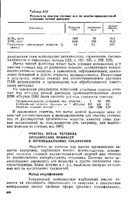 Характерной особенностью карбоновых кислот является их способность образовывать со спиртами в присутствии минеральных кислот сложные эфиры (реакция этерификации).