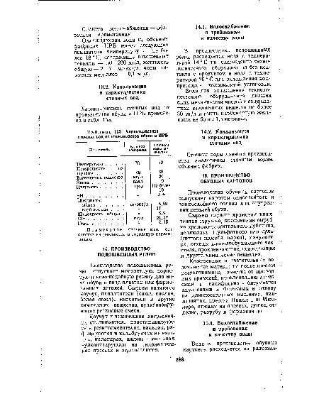 Характеристика сточных вод от производства обуви в НРБ