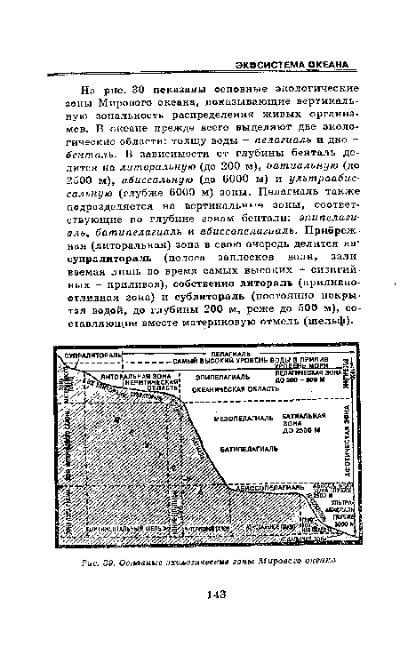 Оспв&ные эгсояогычвекив зоны Мирового океана