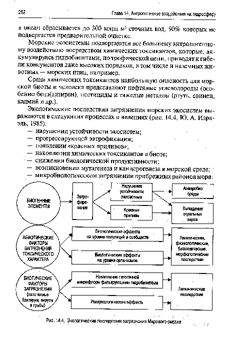 Экологические последствия загрязнения Мирового океана