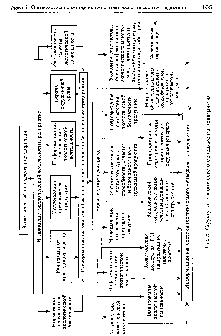 Структура экологического менеджмента предприятия