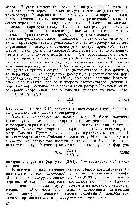 Как видно из табл. 2.13, значения температурного коэффициента Рт уменьшаются с ростом температуры.