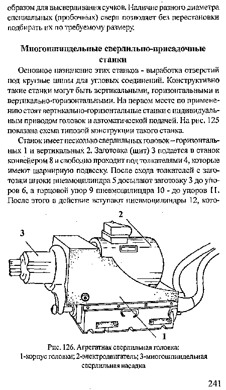 Агрегатная сверлильная головка