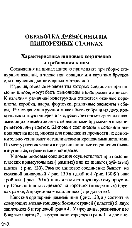 Соединения на шипах широко применяют при сборке столярных изделий, а также при сращивании коротких брусков для получения длинномерных материалов.