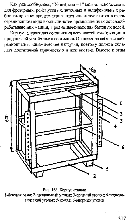 Корпус станка