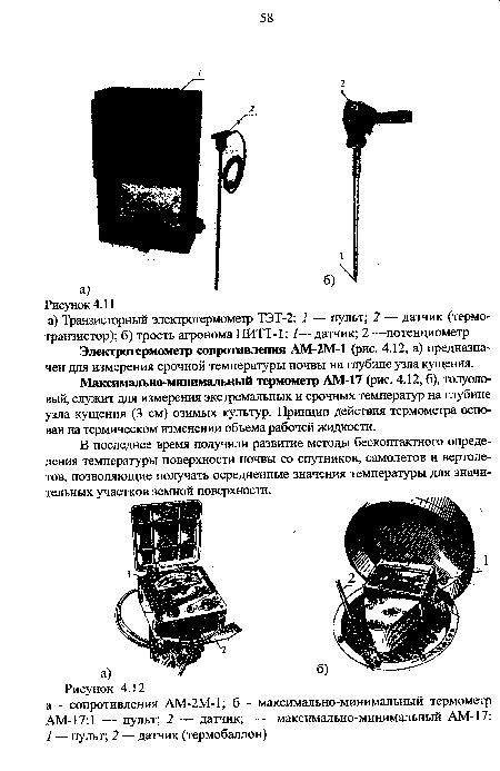 В последнее время получили развитие методы бесконтактного определения температуры поверхности почвы со спутников, самолетов и вертолетов, позволяющие получать осредненные значения температуры для значительных участков земной поверхности.