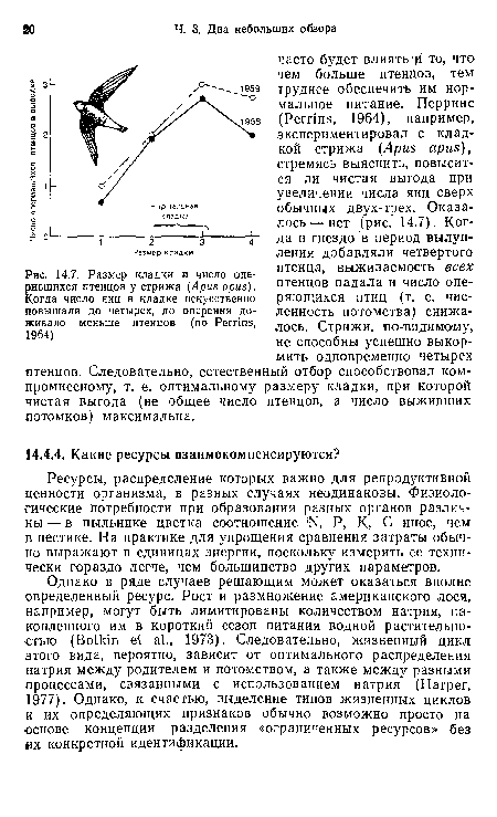 Ресурсы, распределение которых важно для репродуктивной ценности организма, в разных случаях неодинаковы. Физиологические потребности при образовании разных органов различны — в пыльнике цветка соотношение N, Р, К, С иное, чем в пестике. На практике для упрощения сравнения затраты обычно выражают в единицах энергии, поскольку измерить ее технически гораздо легче, чем большинство других параметров.