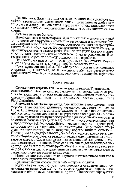 Систематика и краткая характеристика трематод. Трематодозы — инвазионные заболевания, возбудителями которых являются различные виды трематод или их личинки, относящиеся к классу трематод — Тгеташёа, или дигенетических сосальщиков, типу РМЬ гтпШез.