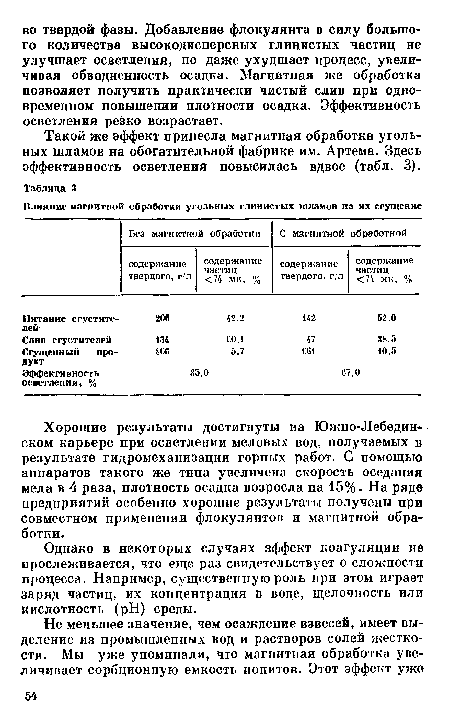 Однако в некоторых случаях эффект коагуляции не прослеживается, что еще раз свидетельствует о сложности процесса. Например, существенную роль при этом играет заряд частиц, их концентрация в воде, щелочность или кислотность (pH) среды.