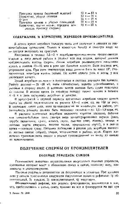 Размножение животных осуществляется посредством половых рефлексов, проявление которых ведет к сближению самца и самки, половому акту, осеменению и оплодотворению.