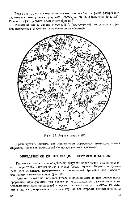 Редкая сперма (Р)