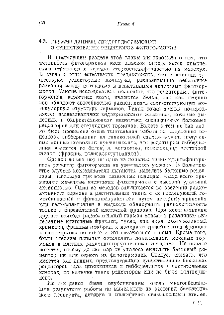 Не так давно были опубликованы очень многообещающие результаты работы по выделению из растений ббйИётШ-ного препарата, активно и специфично связывающего этилен.