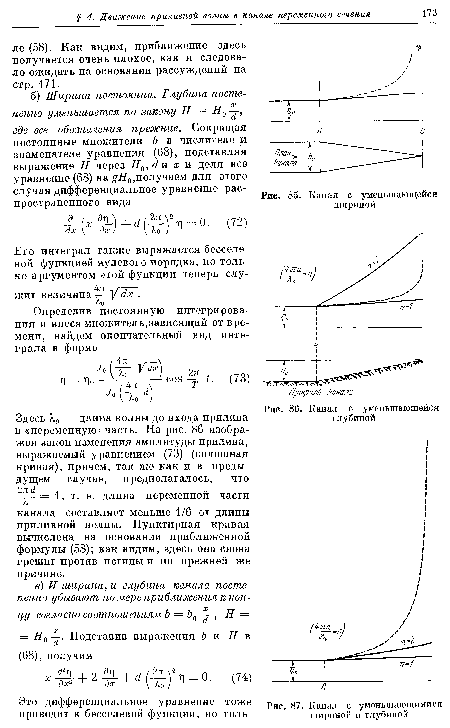 Канал с уменьшающейся