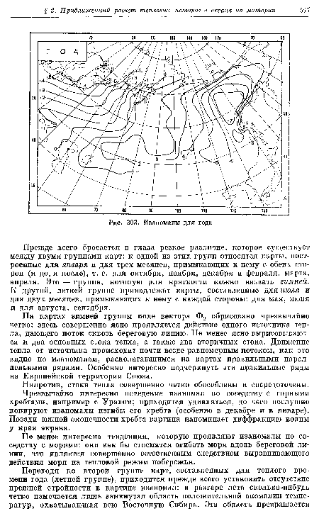 Изаномалы для года