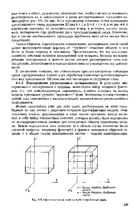 Ортогональный план на кубе и дробление шага