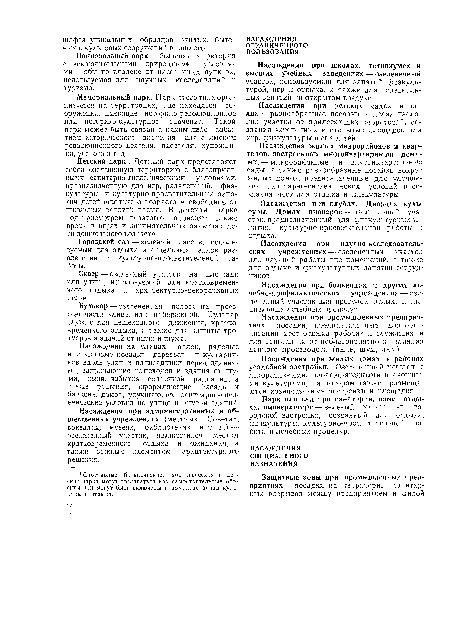 Насаждения при школах, техникумах и высших учебных заведениях — озелененный участок, используемый для занятий физкультурой, игр и отдыха, а также для специальных занятий на открытом воздухе.