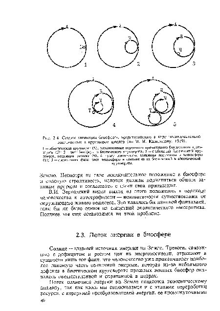 Солнце — главный источник энергии на Земле. Тревоги, связанные с дефицитом и ростом цен на энергоносители, отражают в сущности лишь тот факт, что человечество уже приканчивает наиболее лакомую часть солнечной энергии, которая из-за небольшого дефекта в биотическом круговороте прошлых земных биосфер оказалась овеществленной и спрятанной в недрах.