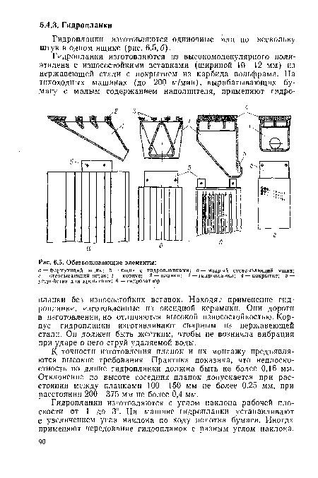 Обезвоживающие элементы