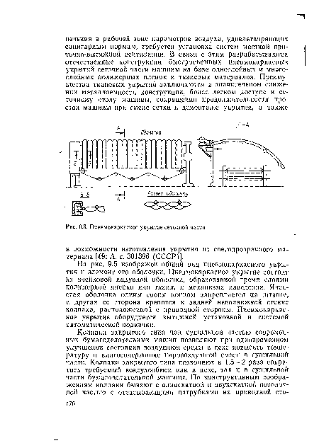 Пневмокаркасное укрытие сеточной части