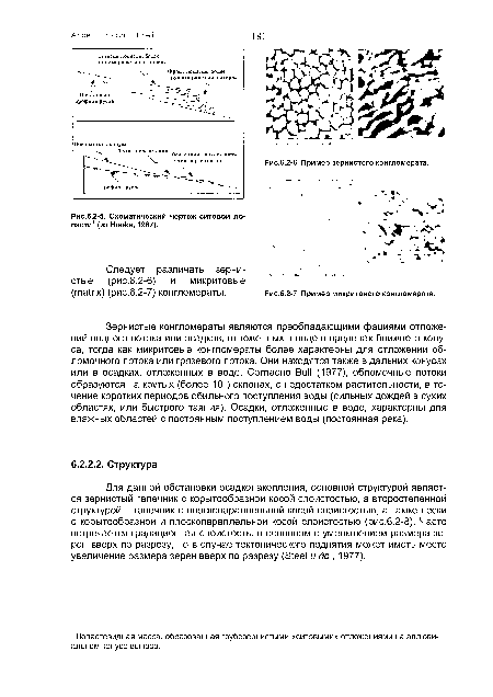 Пример зернистого конгломерата.
