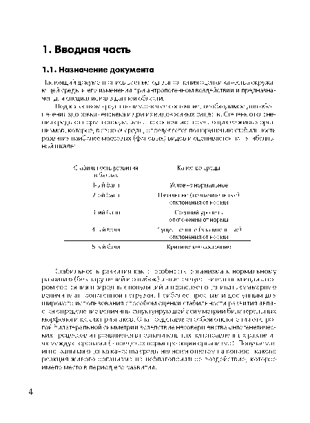 Настоящий документ описывает метод выполнения оценки качества окружающей среды и его изменения при антропогенном воздействии и предназначен для специалистов в данной области.