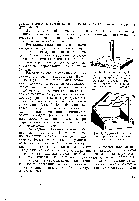 Холодный парничок для выращивания рассады и укоренения черенков.