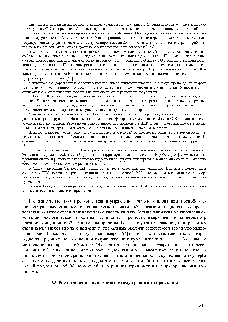 В 1984 г. ЭПА издает документ, по которому основные полномочия по охране подземных вод передаются штатам. За штатами сохраняются широкие полномочия по контролю за загрязнением вод из нефиксируемых источников. Есть примеры, когда штаты устанавливали систему экологических стандартов по тем загрязняющим веществам, для которых еще не существовало федеральных стандартов.