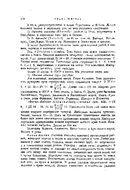 Бассейны Черного, Азовского, Каспийского и Аральского морей. Входит в реки.