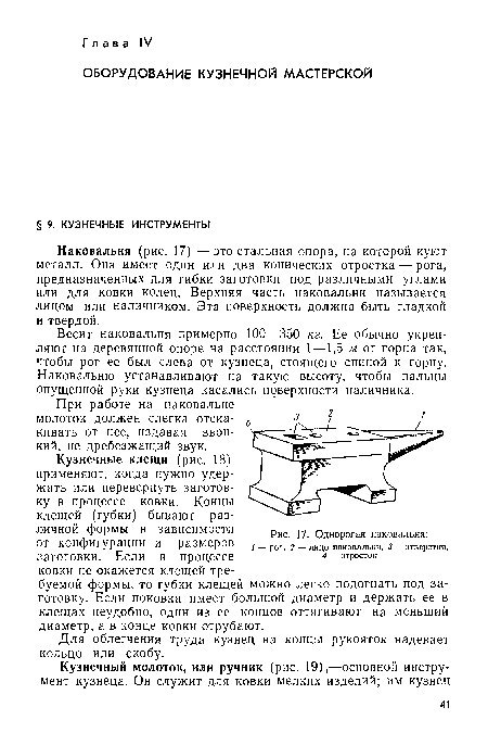 Однорогая наковальня