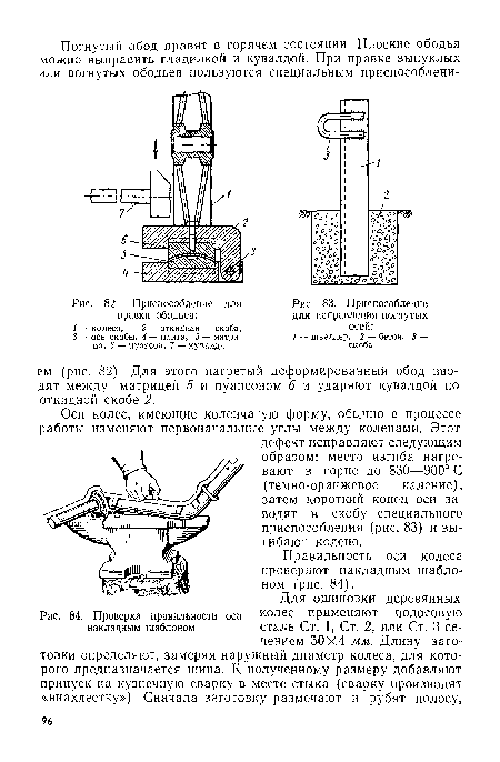 Приспособление для правки ободьев