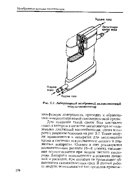 Низконапорный оксигенатор схема