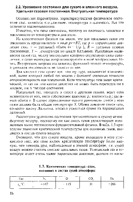 Основными параметрами, характеризующими физическое состояние газа, являются его давление, температура и плотность. Все эти величины взаимозависимы.