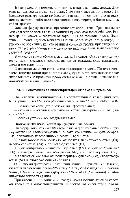 К кучевообразным относятся кучевые (Си) и кучево-дождевые (СЬ), некоторые виды высоко-кучевых (Ас) и слоисто-кучевых (Бс).