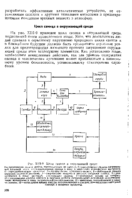 ХШ-9. Цикл свинца в окружающей среде